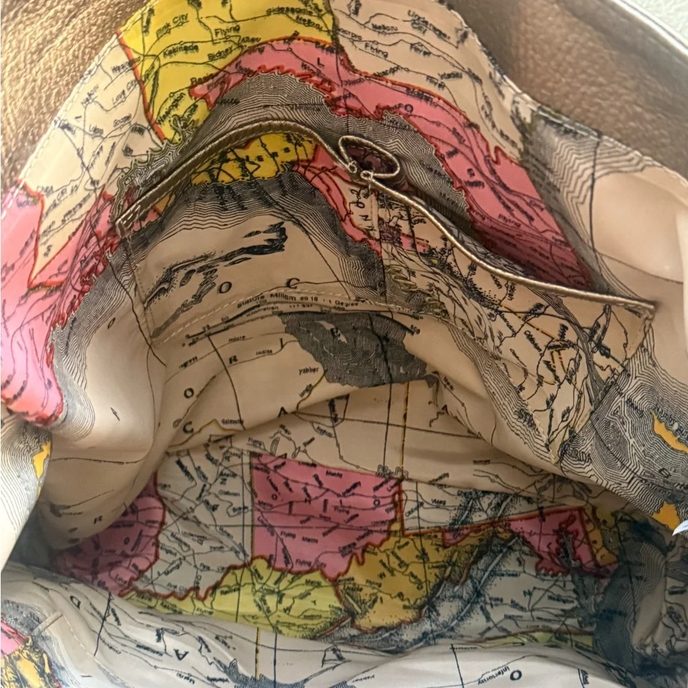 NWT Sharif Bronze leather Studded Hobo Bag with dust bag - Picture 13 of 16